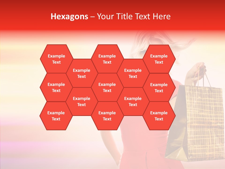 Glow Colorful Female PowerPoint Template