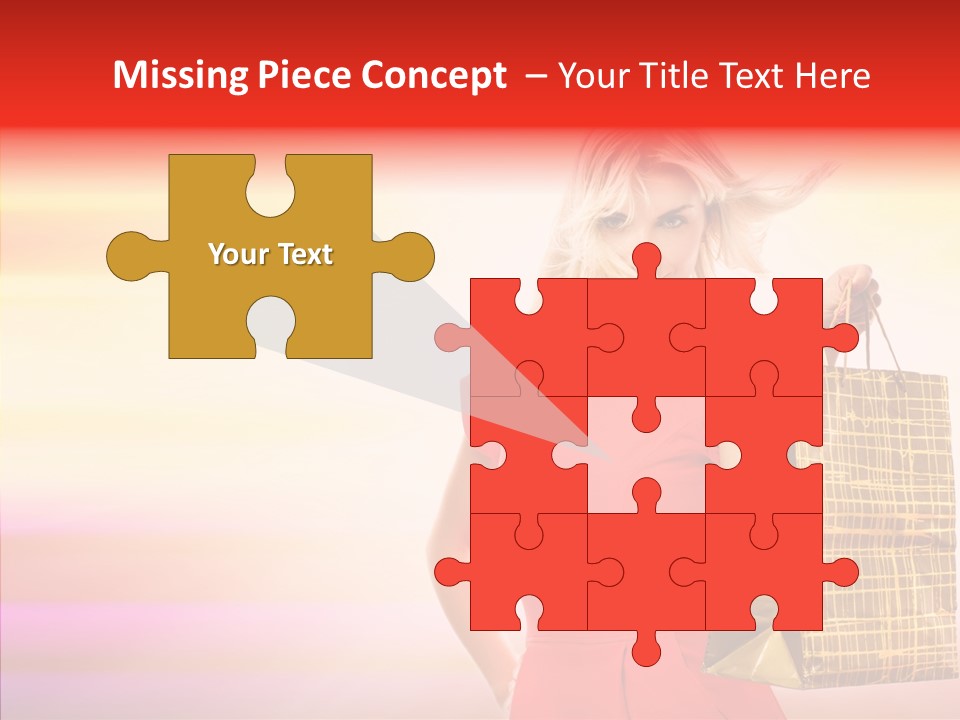 Glow Colorful Female PowerPoint Template