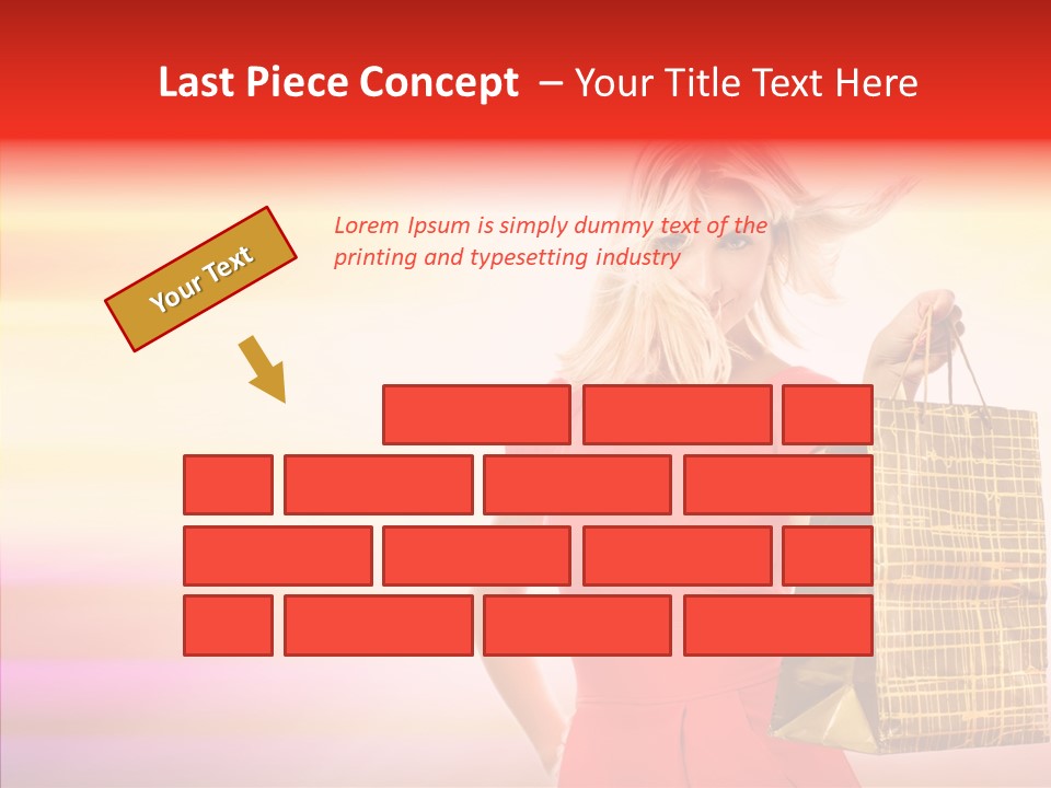 Glow Colorful Female PowerPoint Template