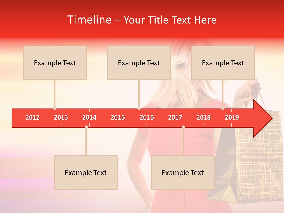 Glow Colorful Female PowerPoint Template