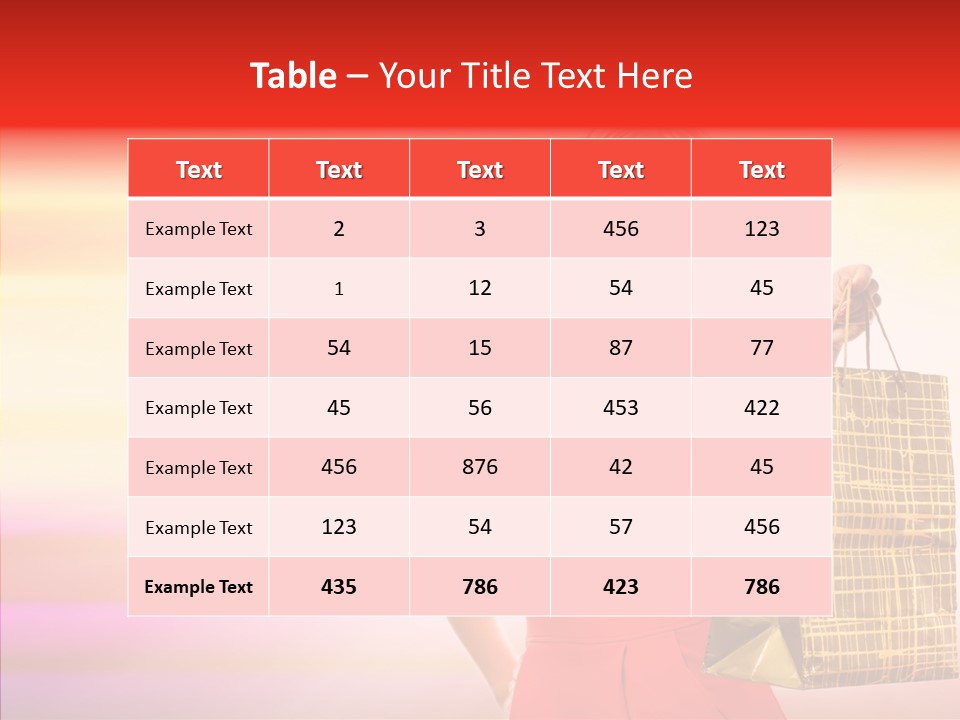 Glow Colorful Female PowerPoint Template