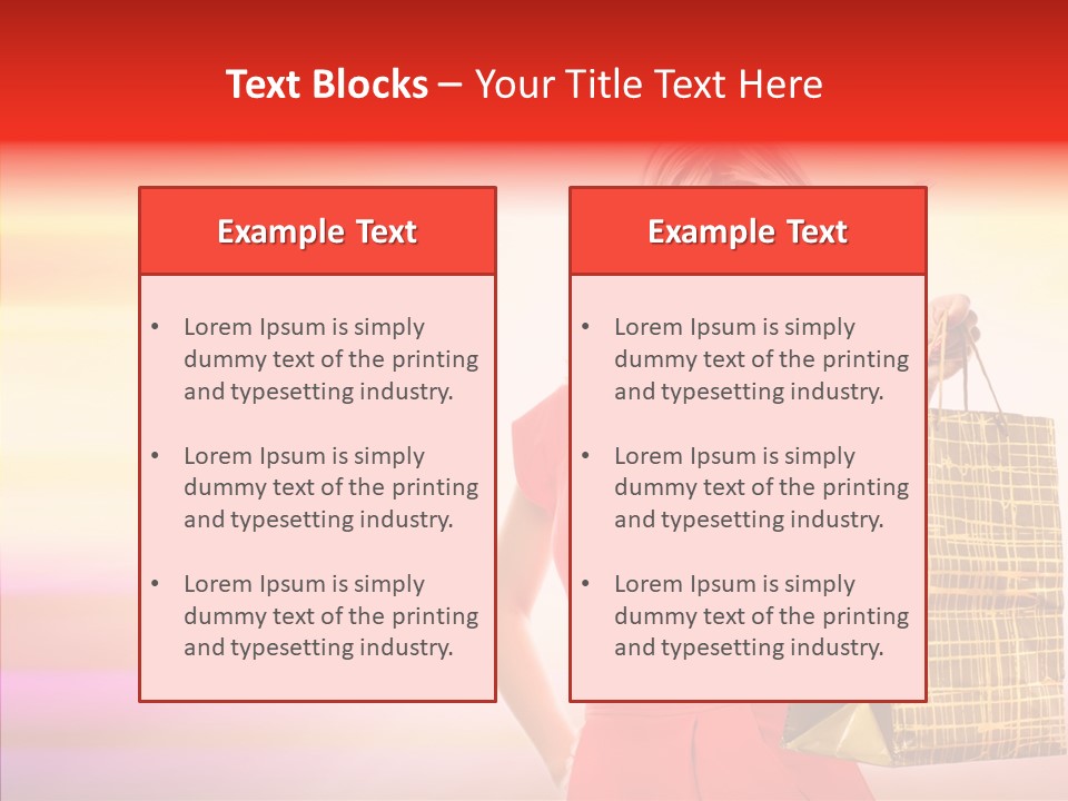 Glow Colorful Female PowerPoint Template