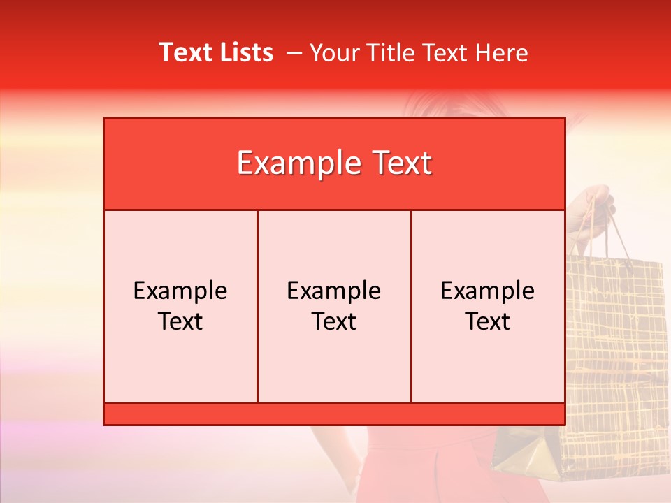 Glow Colorful Female PowerPoint Template