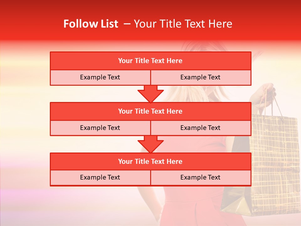 Glow Colorful Female PowerPoint Template
