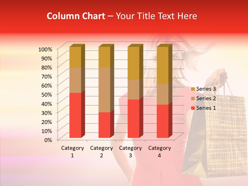Glow Colorful Female PowerPoint Template