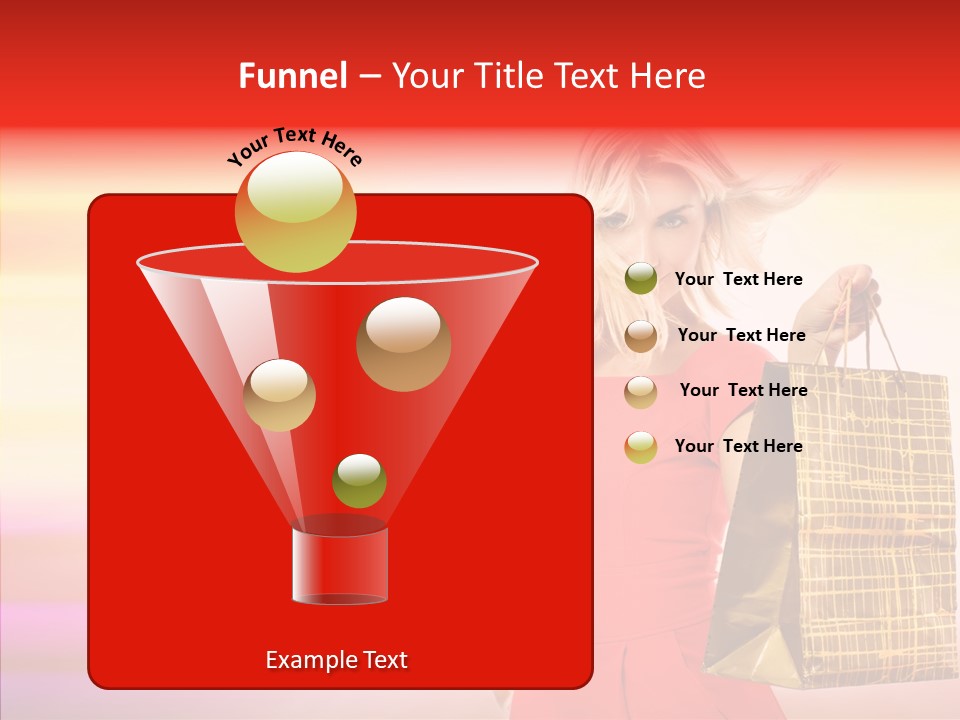 Glow Colorful Female PowerPoint Template