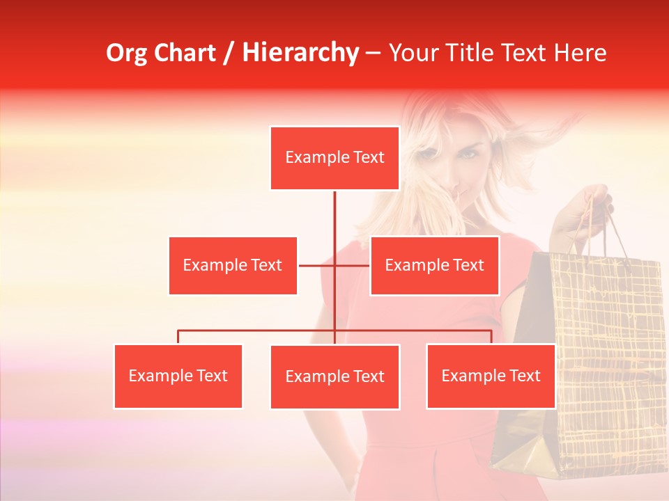 Glow Colorful Female PowerPoint Template