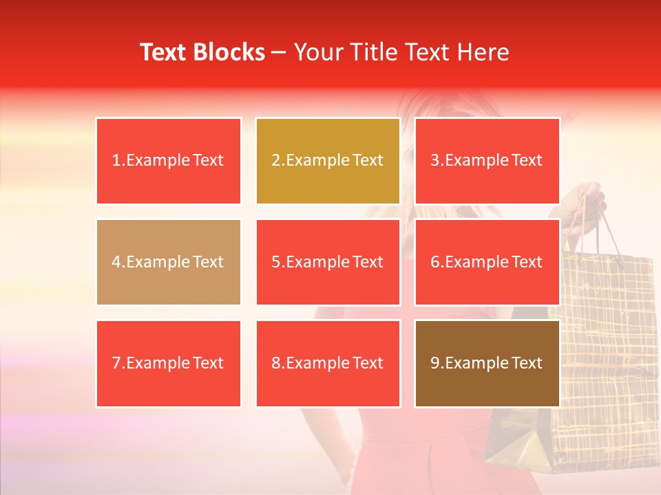 Glow Colorful Female PowerPoint Template