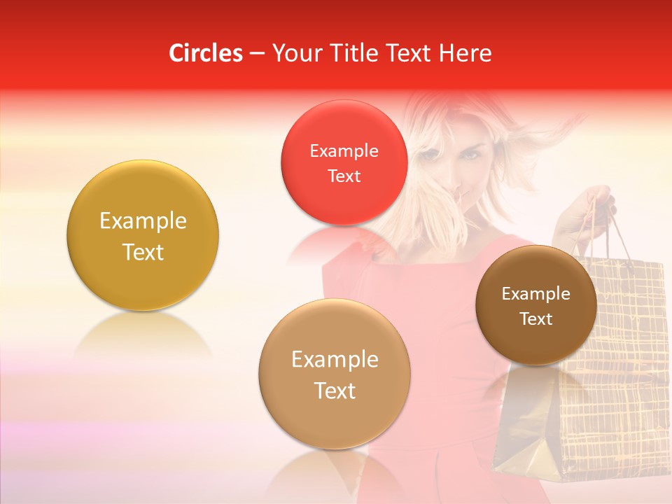 Glow Colorful Female PowerPoint Template