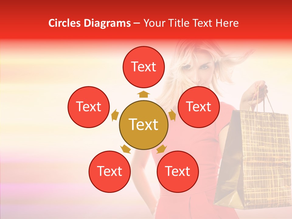 Glow Colorful Female PowerPoint Template