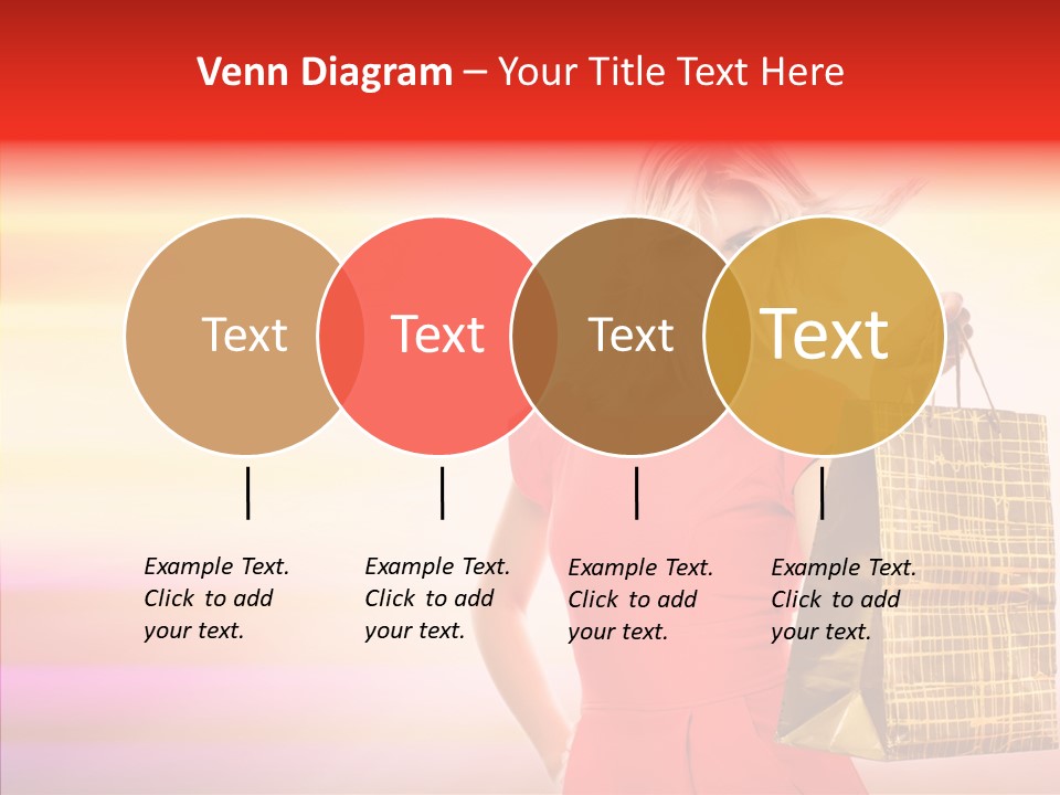 Glow Colorful Female PowerPoint Template