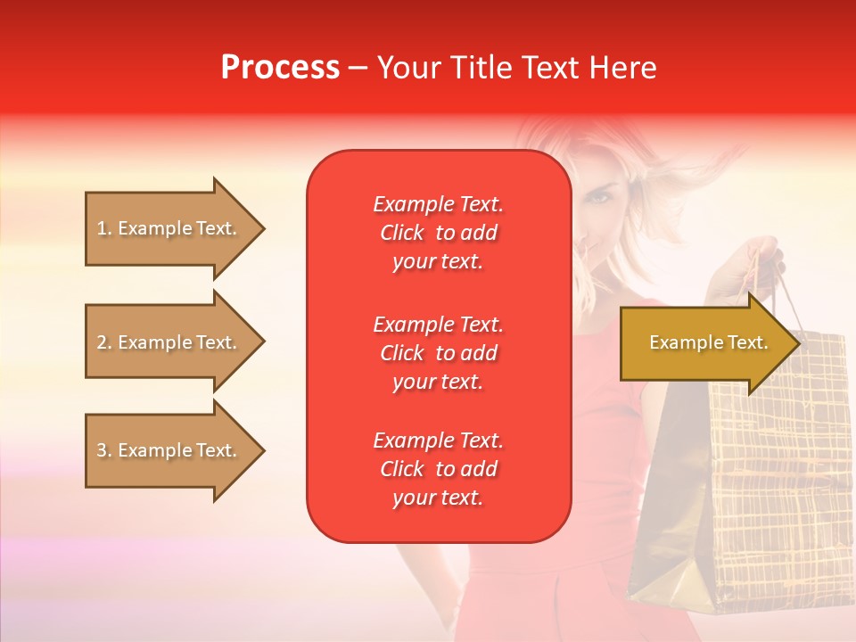 Glow Colorful Female PowerPoint Template