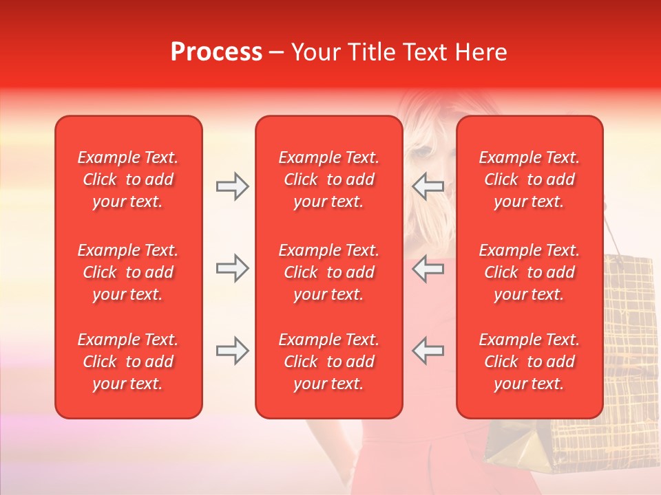 Glow Colorful Female PowerPoint Template