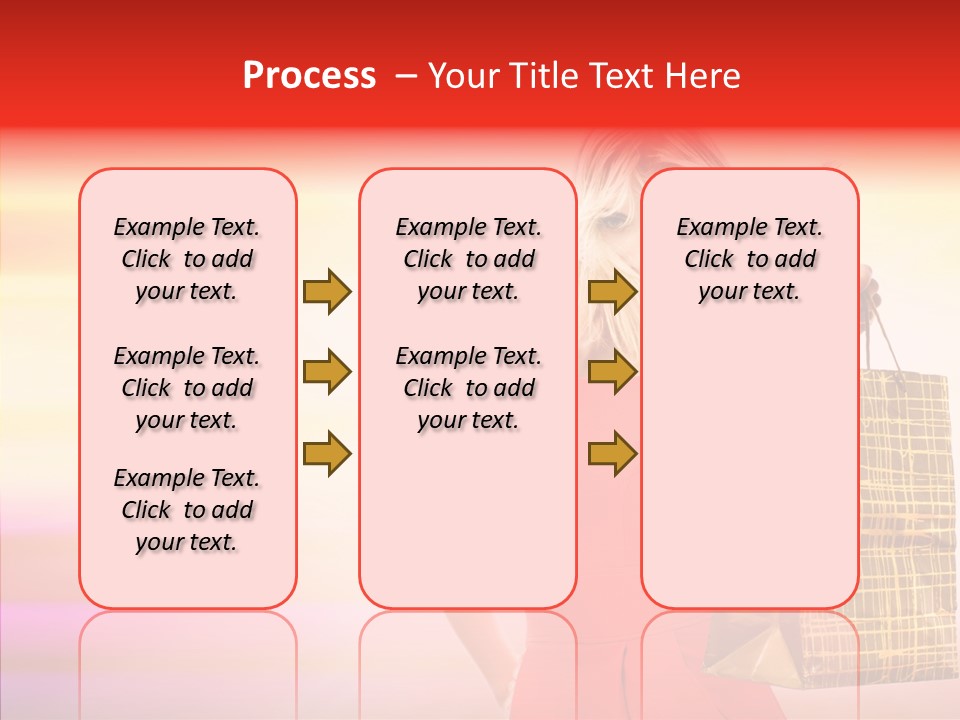Glow Colorful Female PowerPoint Template