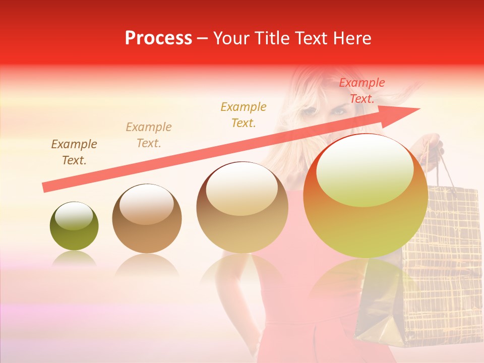 Glow Colorful Female PowerPoint Template