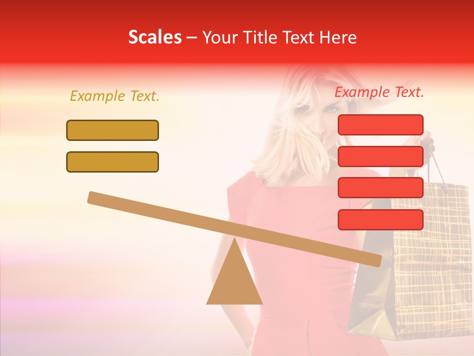 Glow Colorful Female PowerPoint Template