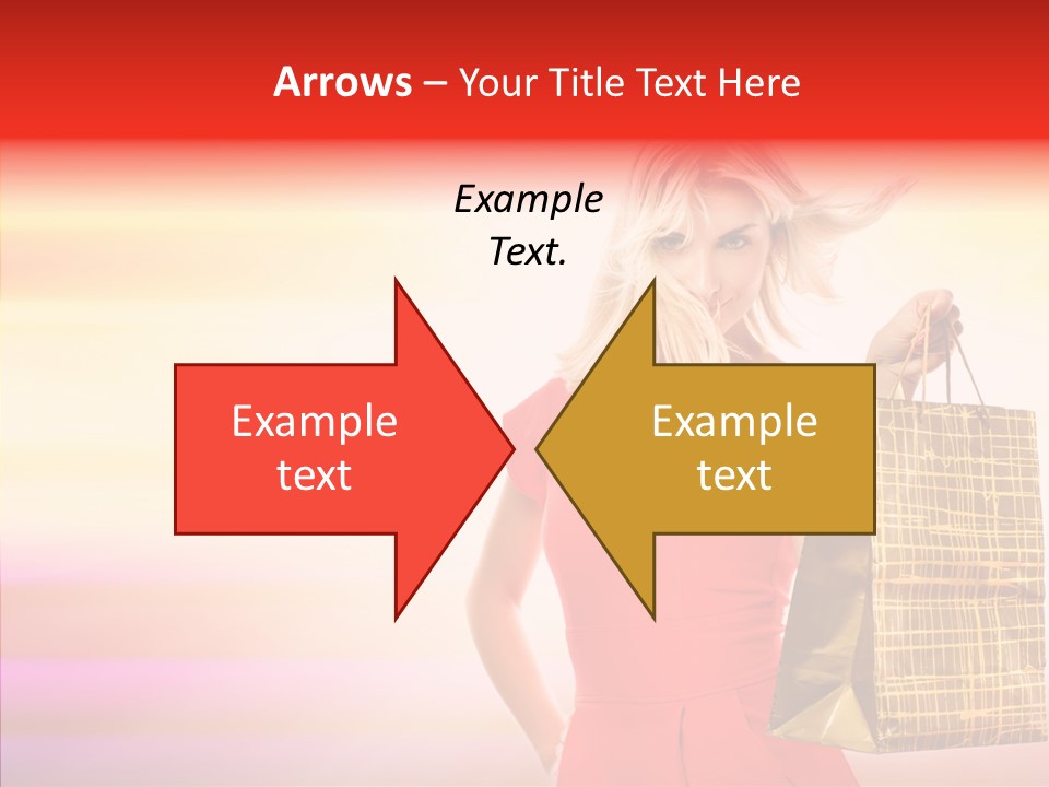 Glow Colorful Female PowerPoint Template