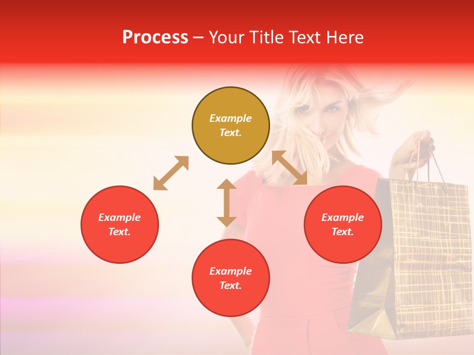 Glow Colorful Female PowerPoint Template