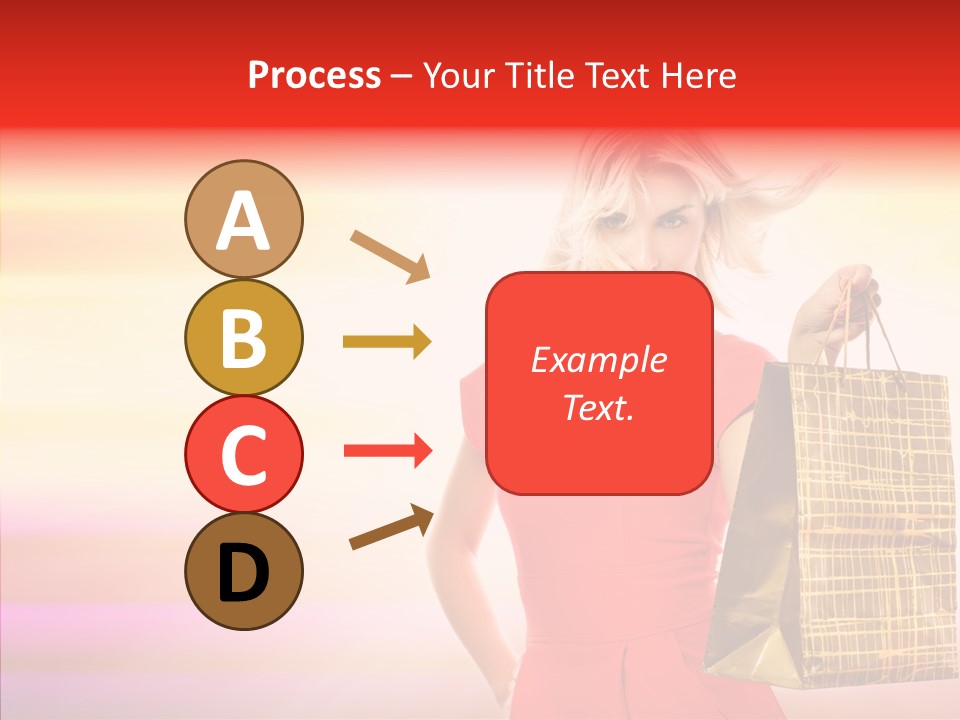 Glow Colorful Female PowerPoint Template