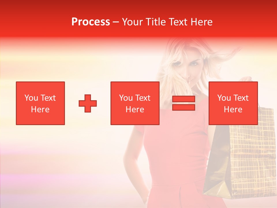 Glow Colorful Female PowerPoint Template