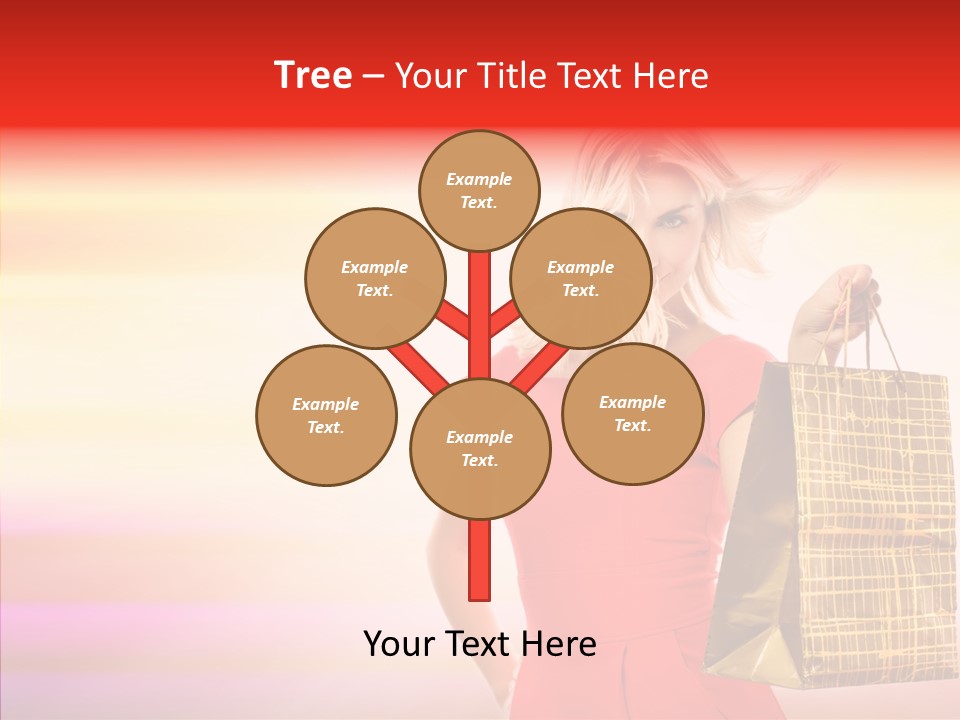 Glow Colorful Female PowerPoint Template