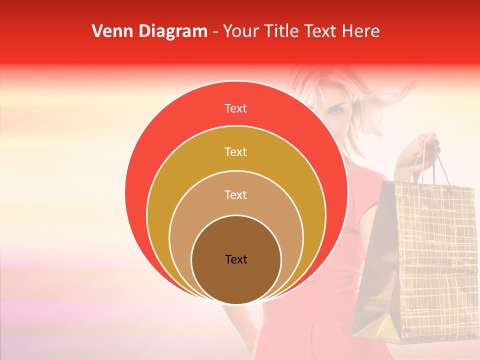 Glow Colorful Female PowerPoint Template
