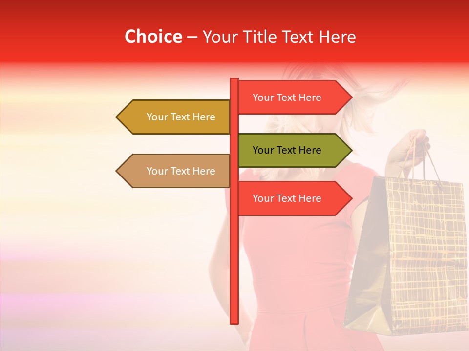 Glow Colorful Female PowerPoint Template