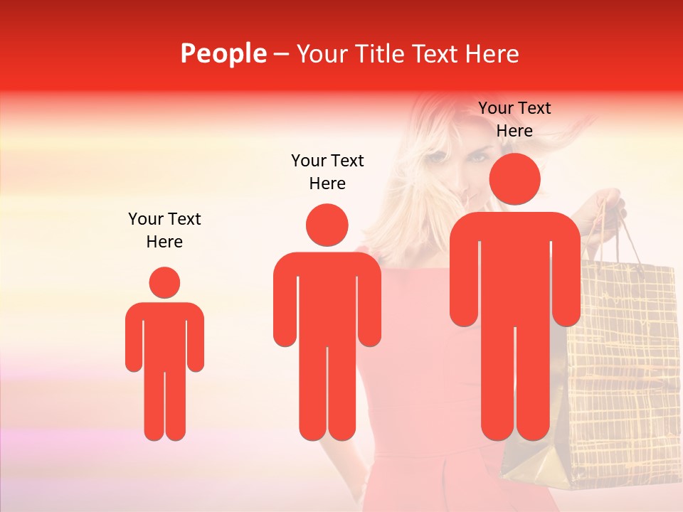 Glow Colorful Female PowerPoint Template