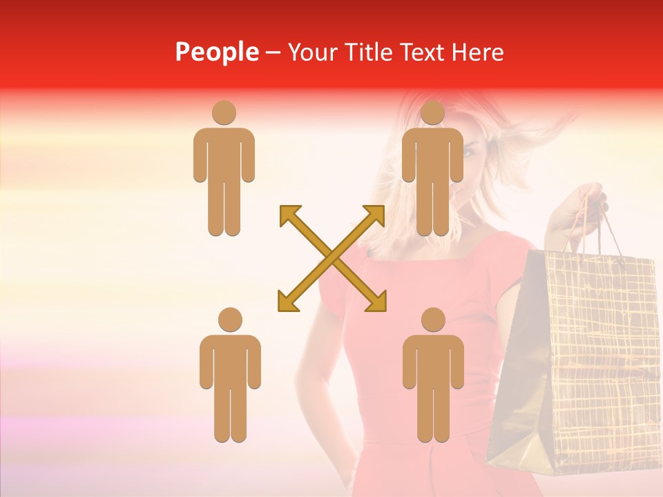 Glow Colorful Female PowerPoint Template