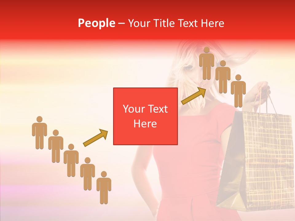 Glow Colorful Female PowerPoint Template