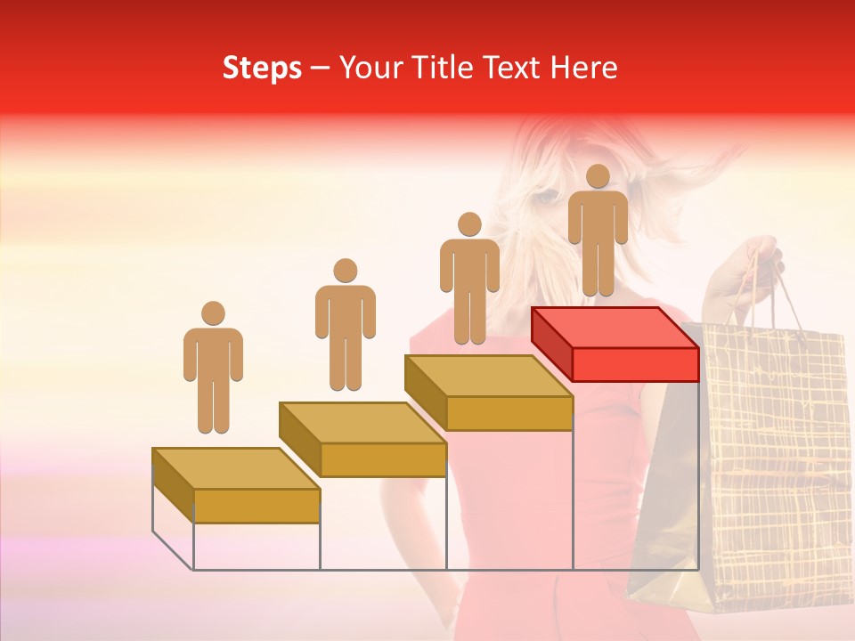 Glow Colorful Female PowerPoint Template