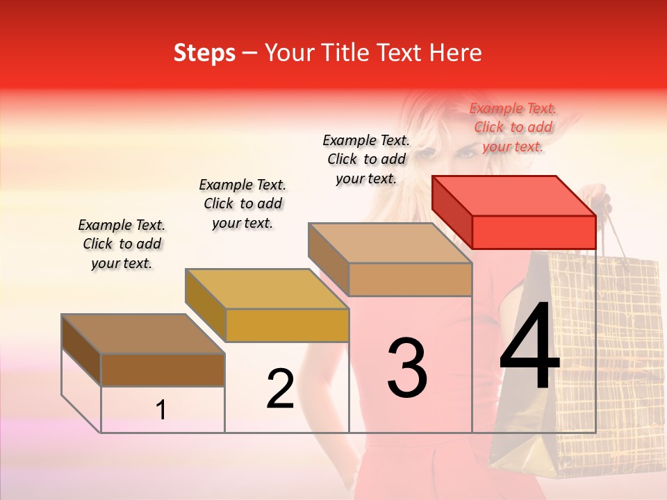 Glow Colorful Female PowerPoint Template