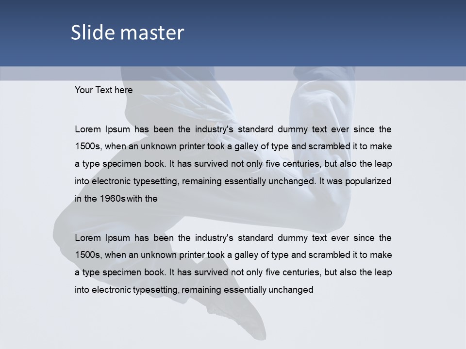 Action Breakdance B Boy PowerPoint Template