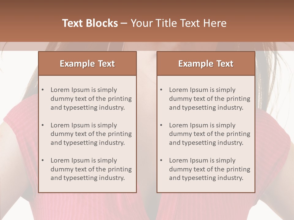 Per On Li Ten Writing PowerPoint Template