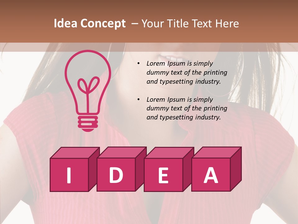 Per On Li Ten Writing PowerPoint Template