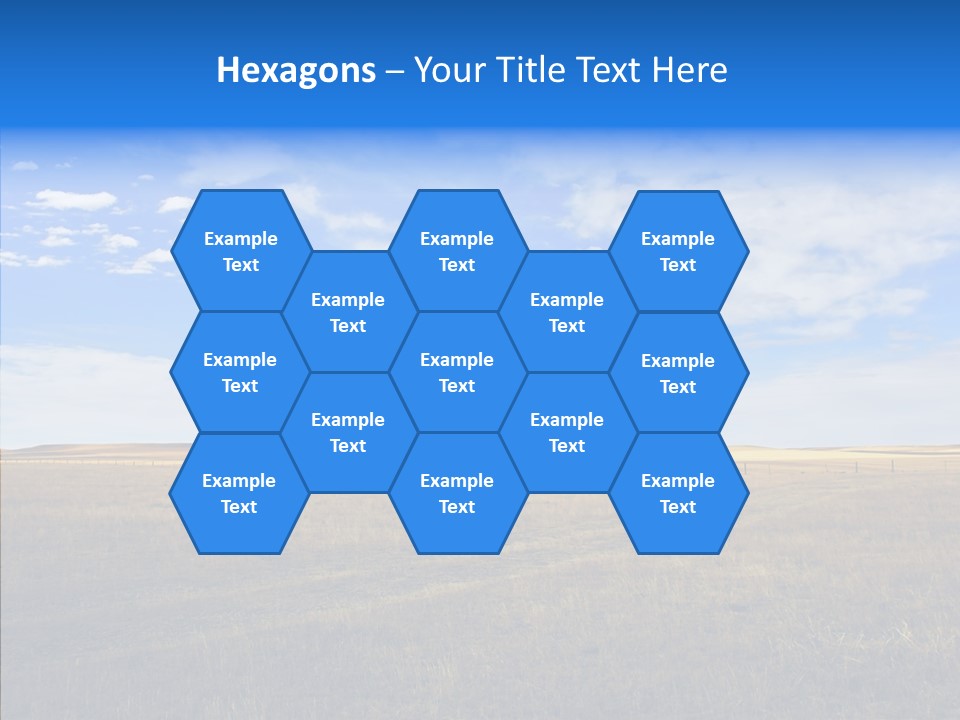 Sky Prairie Wheat PowerPoint Template