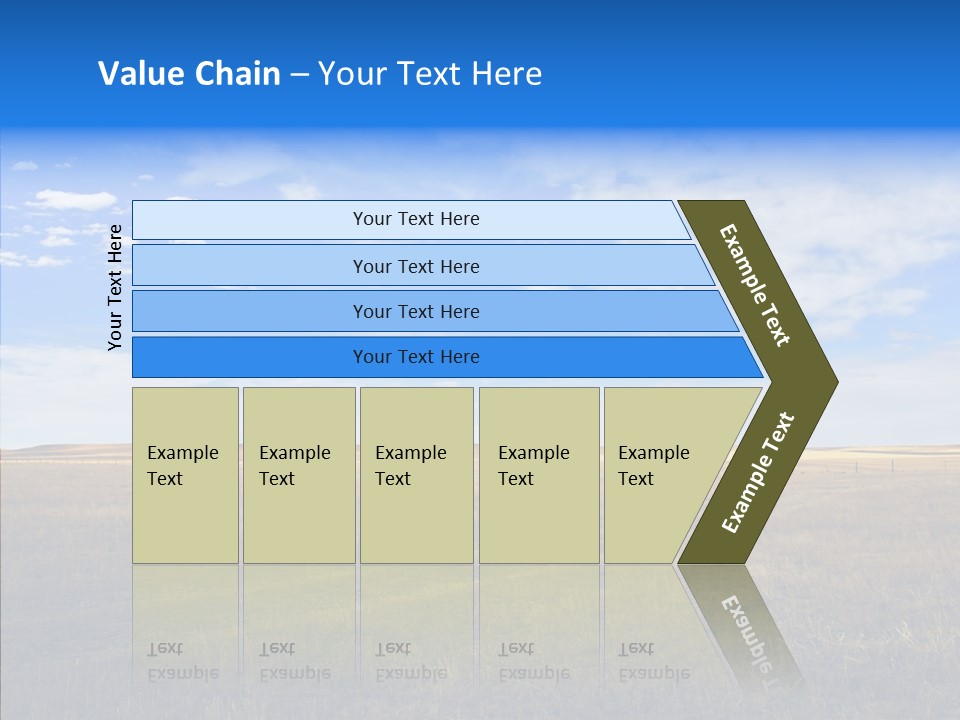 Sky Prairie Wheat PowerPoint Template