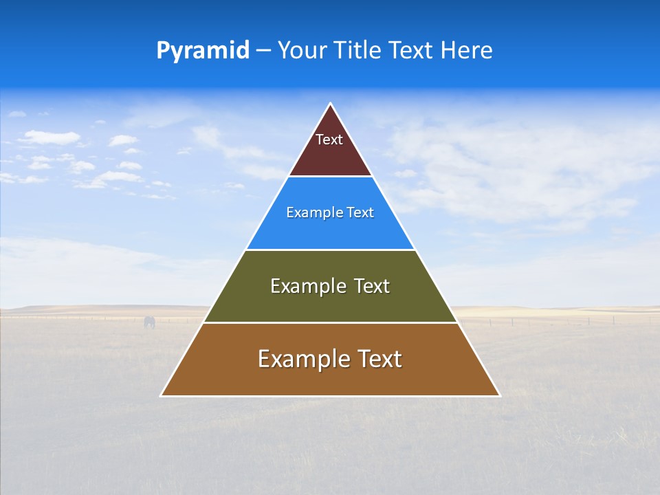 Sky Prairie Wheat PowerPoint Template
