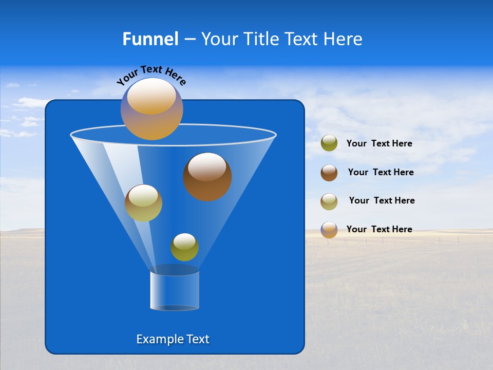 Sky Prairie Wheat PowerPoint Template