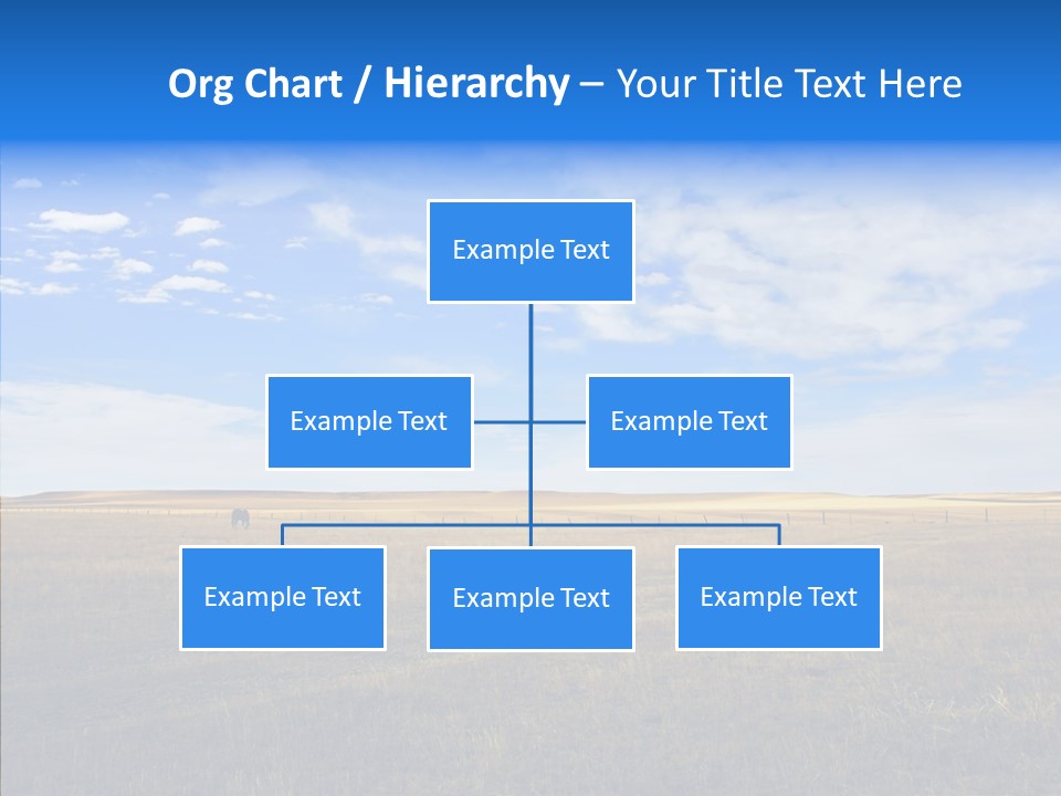 Sky Prairie Wheat PowerPoint Template