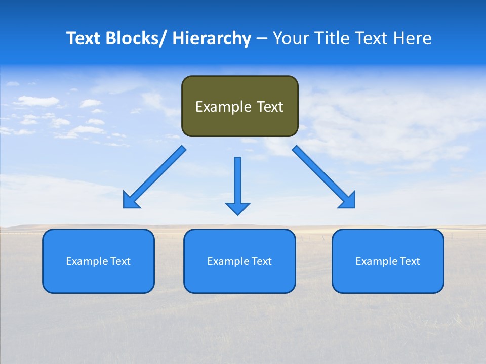 Sky Prairie Wheat PowerPoint Template