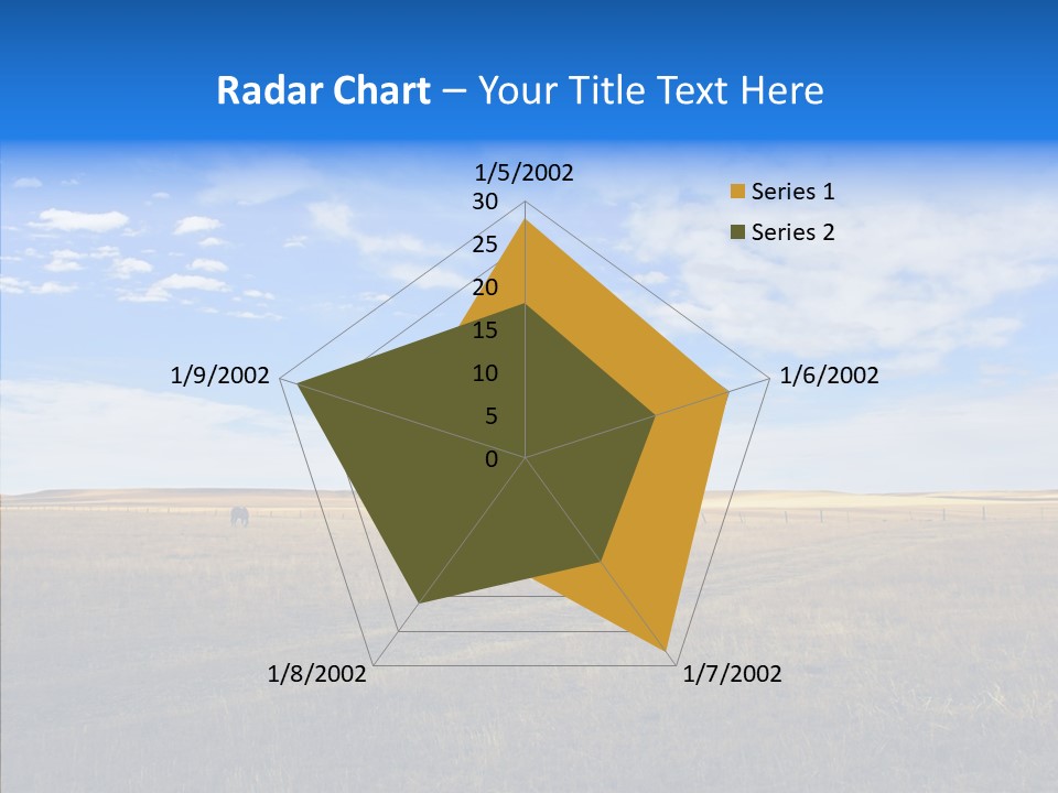 Sky Prairie Wheat PowerPoint Template
