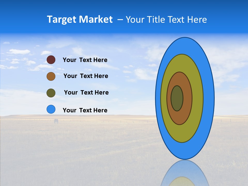 Sky Prairie Wheat PowerPoint Template