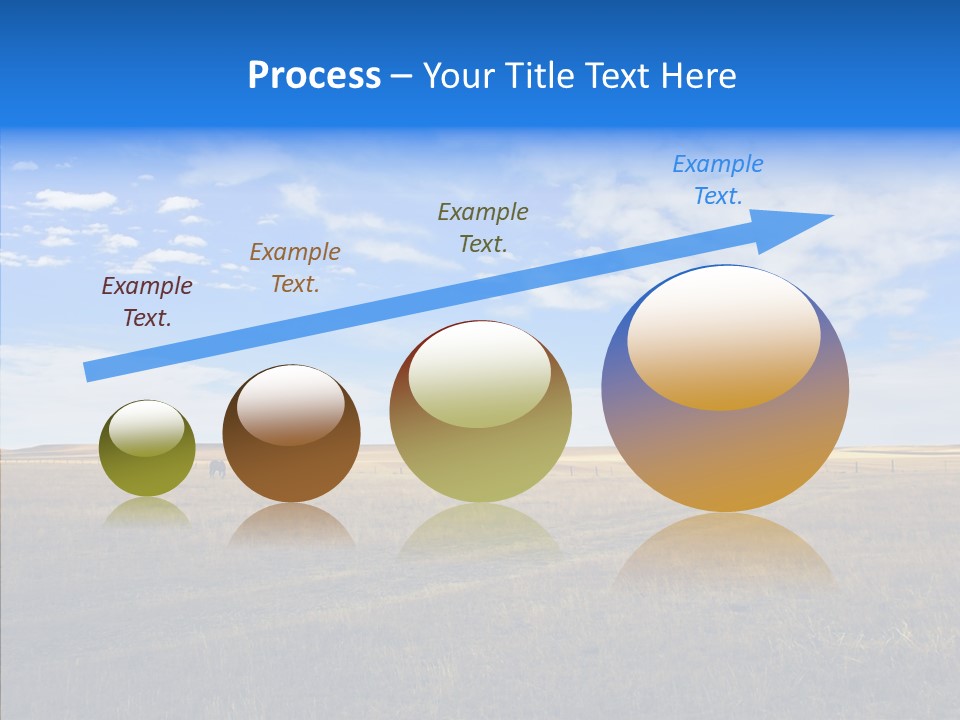 Sky Prairie Wheat PowerPoint Template
