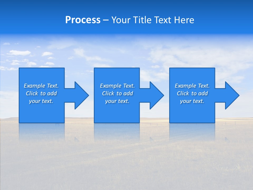 Sky Prairie Wheat PowerPoint Template