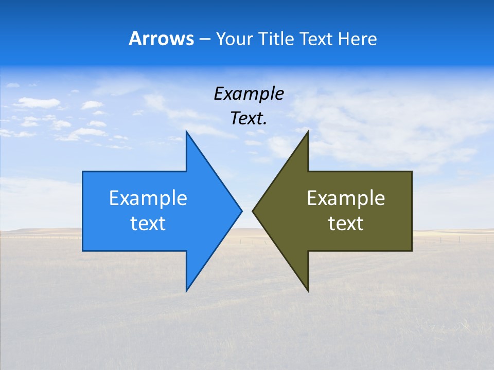 Sky Prairie Wheat PowerPoint Template