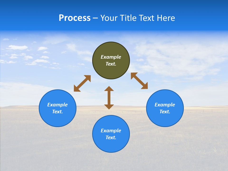 Sky Prairie Wheat PowerPoint Template