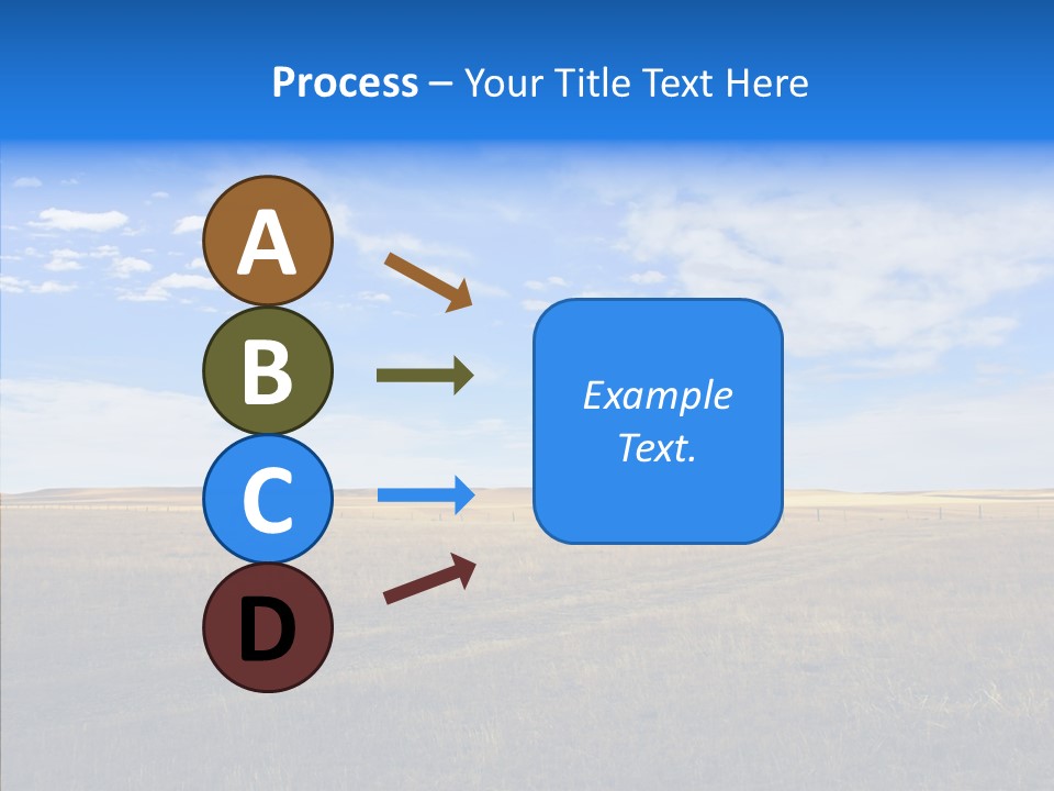 Sky Prairie Wheat PowerPoint Template