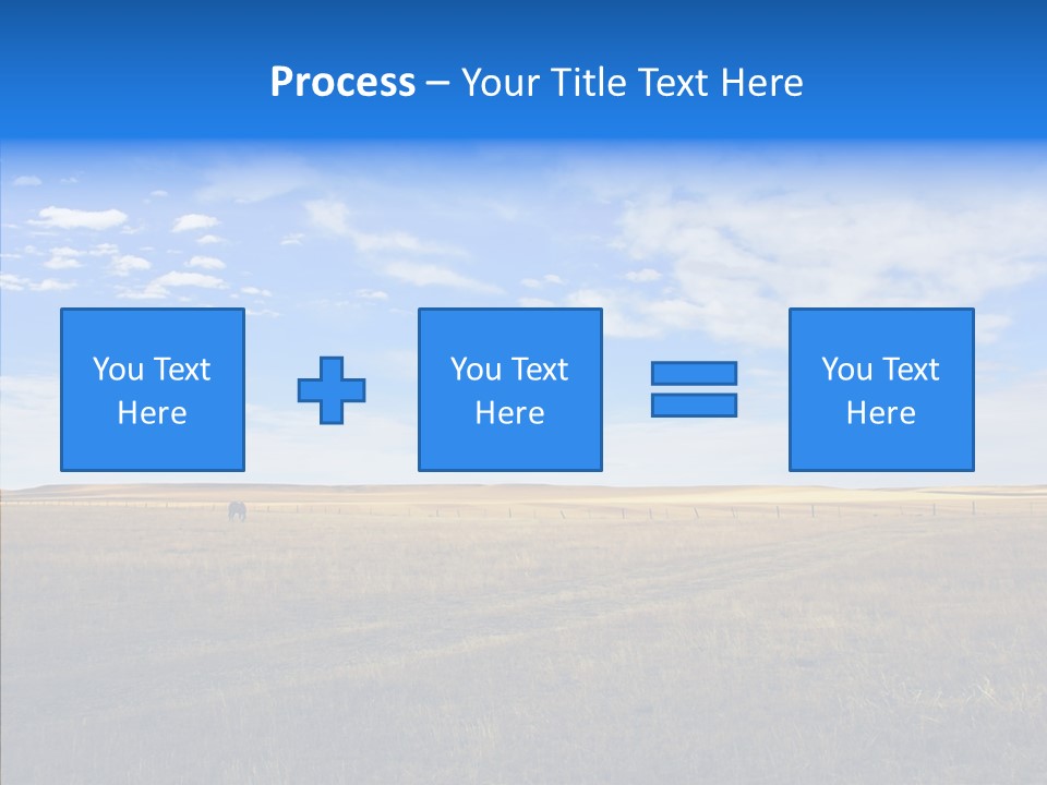 Sky Prairie Wheat PowerPoint Template