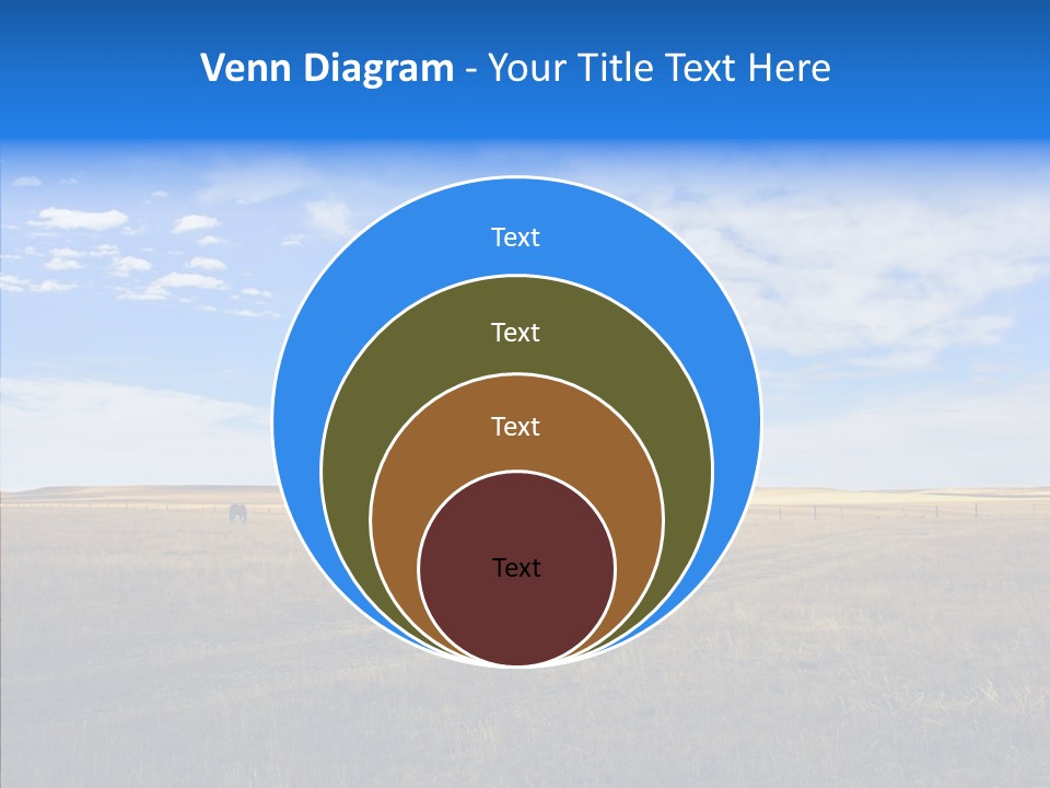 Sky Prairie Wheat PowerPoint Template